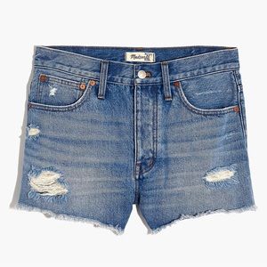 Madewell Relaxed Denim Shorts in Homecrest Wash